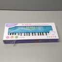 Keyboard Piano for Kids, BIGFUN 37 Keys Toddler Piano Multifunction Music Educational Instrument Toy, Electronic Kids Keyboard for 3-7 Year Old Girls and Boys (Blue)