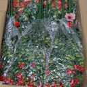 Yastouay Artificial Flowers for Outdoors UV Resistant, 22 Bundles Red Realistic Fake Outdoor Flowers Fake Plants, Faux Flowers for Outdoor Planters Front Porch Garden Window Box Farmhouse Decor