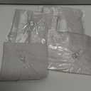 Maitys 4 Pieces Inflatable Travel Pillow Portable Compact Air Pillow Flocked Fabric Backpacking for Camping Hiking Home Office Sleeping Neck Head Lumbar Support(13.39 x 8.66 Inches,Gray)