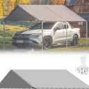 Carport Canopy 12x20 Heavy Duty, Waterproof Car Canopy, Tear Resistant Car Tent, Sun Resistant Car Port, for Garage Covering Family Vehicle Business Events Outdoor DeckWithout Frame