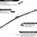 Rear Wiper Arm Blade Replacement for Ford Explorer 2011-2023,Escape 2013-2023,2015-2019 Lincoln MKX Back Windshield Wiper Blade Arm Set -Original Equipment Replacement
