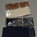 JASGOOD 4 Pack Wide Elastic Stretch Waist Belts for Women Dress Belt, Size: Fit Waist Size 32"-35"