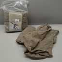 Genina 100% Waterproof Dining Room Chair Covers Set of 6 Stretch Kitchen Chair Covers Parsons Chair Slipcovers for Dining Room Chair Protector Cover, Removable, Washable (Leaf Pattern-Taupe) 