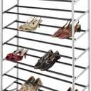 Whitmor 8 Tier Shoe Tower - 40 Pair - With Non-Slip Racks