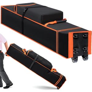 Heavy Duty Canopy Bag Replacement, Large Tent Storage Bag with Roller Wheels 63X10X10in, 800D Oxford Fabric Pop Up Canopy Replacement Parts