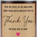 KAAYEE Thank You Gifts for Women & Men, Employee & Teacher Appreciation, Farewell & Retirement Gifts for Coworker & Boss, Lavender Natural Soy Wax Scented Candles (7oz), Pink