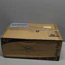 ZMISHIBO 42 Inch Ceiling Fan with Light, App&Remote Control, Flush Mount Low Profile, Dimmable 20W LED Light, Quiet Reversible Motor for Bedroom, Living Room, Apartment, Black