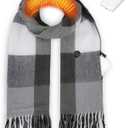 EN'DA professional Rechargeable Heated Scarf for Women and Men,Electric Scarves with Battery