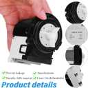 4681EA2001T Washer Drain Pump Motor Compatible with Kenmore and LG Washers - Replaces Part Numbers AP5328388, 4681EA1007G, 2003273, 4681EA1007D, 4681EA2001N and More, Figure 6 is the Compatible Model.