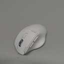 C2 Ergonomic Wireless Mouse, RGB Rechargeable Ergonomic Bluetooth Mouses, 2.4G with 4000 DPI Optical Tracking, 5 Adjustable DPI, Quiet Clicks Computer Mouse for Laptop, PC, Desktop - White