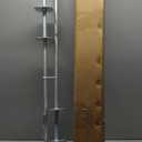 2 Pack 40in Heacy Duty Metal Yard Sign Stakes for Real Estate Sign Posts, Mailboxes, Long Yard Sign Holder Easy Installation Sign Post Stake for Pipes Less Than 3.7", Silver