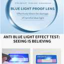 Stylish Anti-Blue Light Myopia Distance Glasses For Mens Womens Ultra-Light Nearsighted Glasses Oval Frames