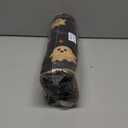 Halloween Outdoor Rug Set, Boo Door Mat 17 x 29 in, Welcome Mat Set, Halloween Bats Rug, Black Doormat, Halloween Front Porch Doormats, Orange and Black Buffalo Plaid Mats for Outdoor Decor (Spooky)