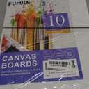 FUMILE 11x14 Canvas Boards for Painting, 30 Pack Canvases for Painting 11x14 Inch Primed Acid Free Blank Canvas Panels for Oil Paint, Watercolor, Acrylic Paint, Gouache and Tempera.