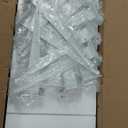 White Slatwall Shelf, 24" x 12" Wooden Slat Wall Shelves with Metal Brackets Heavy Duty Slatwall Shelving Organizer Accessories for Home Garage (6, 23.6" x 11.8")