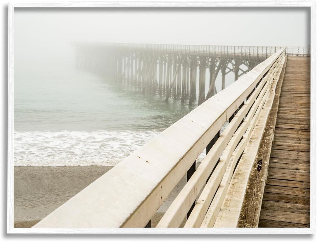 25"x17" San Simeon Warf Sf Framed