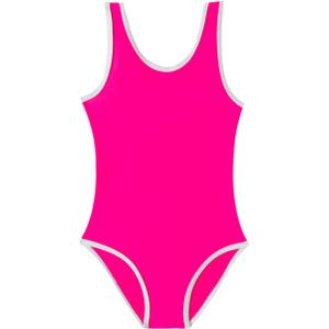 Girls One Piece Swimsuits, Toddler Girls Swimweargirls Bathing Suits, Cute Summer Beach Pool Outfit (US, Age, 4 Years, Pink)