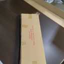 COLAMY Rectangle Wooden Dining Room Table Set for 6, Mid Century Modern Kitchen Table and PU Leather High Back Dining Room Chair for Home, Saving Space (1 Table with 6 Chairs), BlackBrown