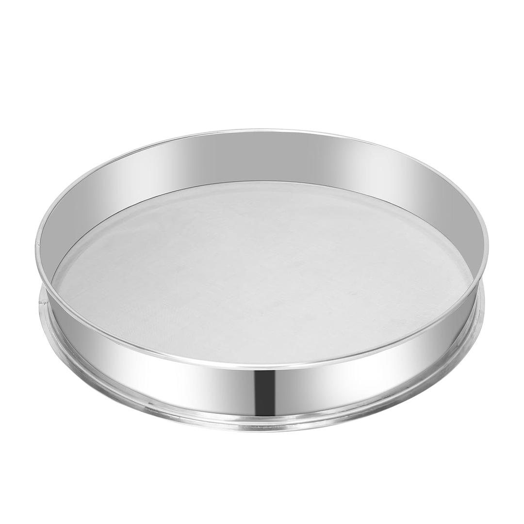 Stainless Steel Vibrating Sifter Screen, 20 Mesh Replacement Screen For 19.6" Powder Sifter Machines, Easy Cleaning, Rust Resistant, For Flour Powder Grain Food Processing Applications