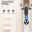 Hoson Curling Iron 2 Inch Large Barrel for Big Curls, Ceramic Curling Iron Wand for Long Hair,Dual Voltage, 10 Temp with LCD Display