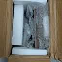 Kitstorack 2-Pack Narrow Console Table with Adjustable Height (25"-33") & 2 Power Outlets, Skinny Behind Couch Table, 79" Long x 5.9" Wide Sofa Side Table for Living Room, Rustic Brown | 2-Pack, Behind Sofa Couch