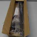 GXOACKJ Black Wrap Around Curtain Rods for Windows 28 to 48 inch, 5/8 inch Industrial Telescoping Blackout Curtain Rods for Bedroom & Outdoor