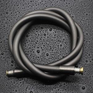 Shower Hose, Ultra-Soft Silicone Shower Hose Extension, Anti-Kink Designed Extra Long Handheld Shower Head Hose Replacement with Brass Insert and Nut, 59 Inches, Grey