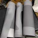 Bathroom Rugs Set 3 Piece, Bath Mat with Toilet Mats U-Shaped Non-Slip Water Absorbent Rubber Bathroom Mats for Tub, Shower and Bathroom 20"x32"+20"x47"+20"x24", Grey