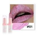 2Pcs Metallic Glitter Lipstick Set - Long Lasting, High Shine, Diamond Effect Lip Makeup for Women (Set B, 2Pcs)