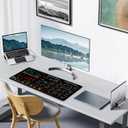 Black Stock Mouse Pad, Market Invest Day Trader Trading Desk Pad Chart Patterns Cheat Sheet, Large Desk Mat for Keyboard and Mouse, for Home Office, 27.6x11.8