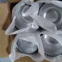 4PCS 4.41inch Trailer Wheel Center Caps Fit 4.41" Center Bore for Truck SUV RV Wheels Rims Trailer Carbon Steel Push Through Hub Covers Chrome Silver, 4.41" Center Hole, 3.74" Height