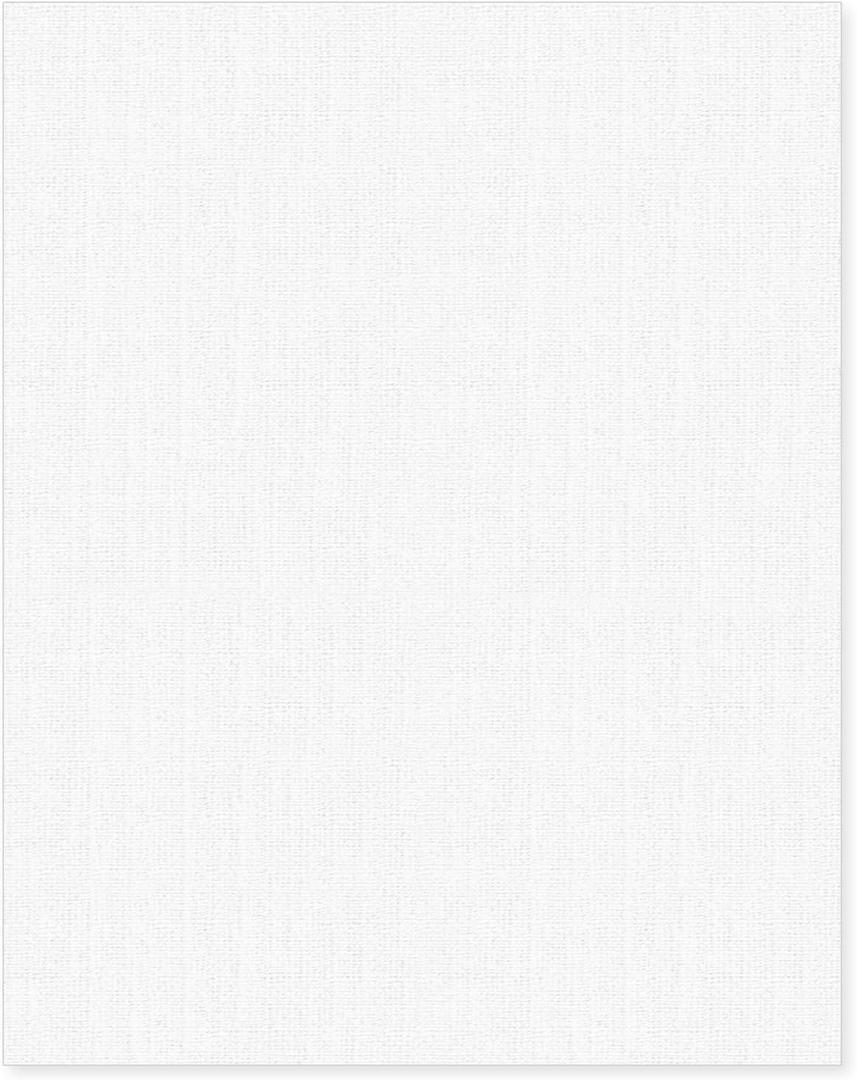 Linen Textured Cardstock White 100 Sheets 80 lb Cover, 8.5 x 11 Inches for Printers, Invitation, Arts and Craft, Scrapbook, DIY Projects