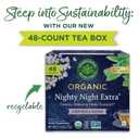 Traditional Medicinals Organic Nighty Night Extra Tea With Valerian Root for Relaxation, 48 Tea Bags (48 count (Pack of 1))