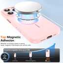 TAURI for iPhone 16 Pro Case, Upgrade Full Camera Protection, Camera Control, Compatible with Magsafe, Minimalist Slimmer Magnetic Phone Case for iPhone 16 Pro, Pink