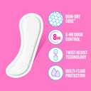 Carefree Panty Liners for Women, Regular, Unwrapped, Unscented, 120ct
