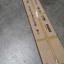 Art3d 4-Pack Glue-On Fine Bar Wainscoting Panel for Interior Wall Decor - 104 x 12 Inch Polystyrene Ultralight Slim Slat Wall Panels for Living Room Bedroom, Rosewood