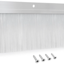 4 Set Door Brush Sweep – 2.80" x 39.3" CEPIA Garage Door Seal –White Roll Up & Exterior Door Sweep for Bottom Gap Protection (157 in / 4000 mm)