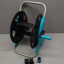 Garden Hose Reel Cart,Hose Holder Up to 50-100 Feet of 5/8" Hose,Wall Mounted Water Hose Reel,Portable Hose Reels for Outside Car Washing, Watering