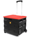 50830 Rolling Utility Cart/Folding Dolly with Lid- 80Lbs Capacity