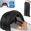 Indoor Blackout Tent with Noise Reduction for Restful Sleep Portable Solution for Light Blocking and Noise Reduction Earplugs and Earmuffs Alternatives Sleep Improvement