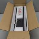 LED Wall Sconce Set of 2 Black Remote Modern LED Vanity Lights Set of 2 Indoor Wall Light Fixtures for Living Room, Dimmable Wall Sconce for Bedside Bedroom Bathroom, 23.6inch 2 Pack