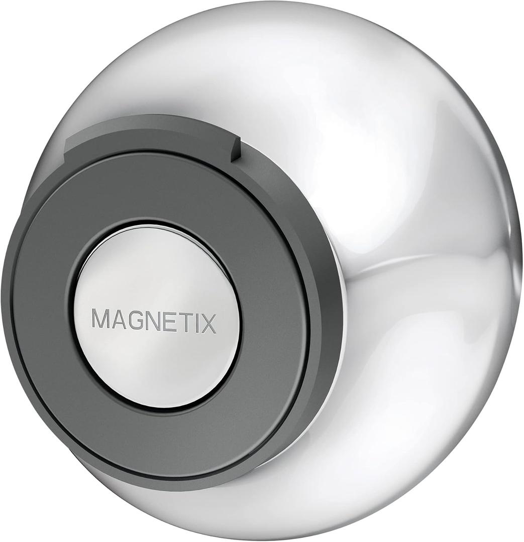 Moen 186117 Remote Dock for Magnetix Handshowers with Included Wall Bracket or Permanent Waterproof Adhesive Options, Chrome