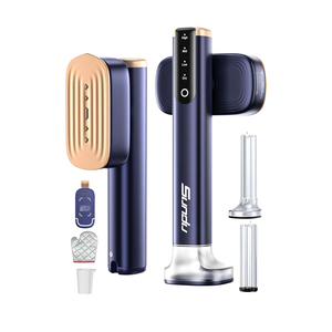 Travel Steamer for Clothes,Sundu Portable Handheld Garment Steamer,15s Fast Heat-up,2 Water Tanks (180 ml and 100 ml),Steamer Ironing Gloves,45 Minutes of Continuous Ironing for Travel,Home(Aqua)