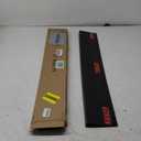 1.2" Rise Threshold Ramps for Doorways, 35.5" Wide Natural Rubber Power Wheelchair Ramp is Adjustable and Cuttable for Doorways, Curb, Sweeper, Power Scooters, 2000 Lbs Load Capacity