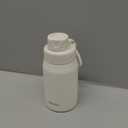 GOPPUS 15oz Kids Water Bottle with Spout Lid, Toddler Water Bottle, Stainless Steel Insulated Water Bottle, Leakproof, BPA Free, Suitable for Boys and Girls for SchoolWarm White