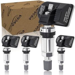 TPMS Sensors Set of 4 - tire pressure sensor Compatible with BMW 328i 335i E90 E91 E92 E93 528i 535i F10 F07 X3 F25 X5 E70 128i 135i M3 M5 Z4 2010 2011 2012 2013 Replace#36106856227 36106790054