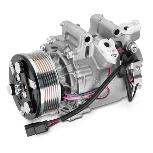 AC Compressor with Clutch Compatible with 2006-2011 Honda Civic 1.8L - Direct Replacement for OEM# 38800RNAA01, 38810RRBA01, 38800-RNB-A02, 38800RNAA010M2 - Reliable Air Conditioning Unit