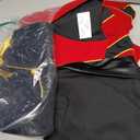 GradPlaza Doctoral Graduation Gown Regalia With University Hood, Gold Piping, and 8-Sided Tam 42