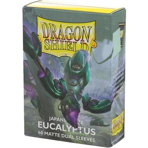 Dragon Shield - Matte Dual - Japanese Size Card Sleeves | 60 CT - Smooth & Tough Premium TCG Sleeves - Compatible with Yu-Gi-Oh, Naruto, Cardfight & Vanguard | Eucalyptus