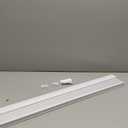 No Drill Cellular Shades for Indoor Windows, Thermal Insulating & Noise Reducing Honeycomb Blinds, Free Stop Cordless Blackout Shades, White,46 1/2" W x 80" H